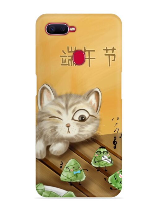 Cat Scorpion Dancing Snap Case for Oppo F9 Pro Zapvi