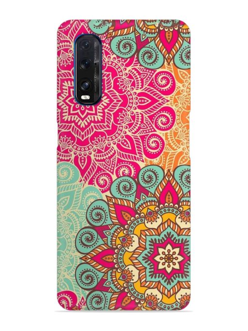 Mandala Seamless Snap Case for Oppo Find X2 Zapvi