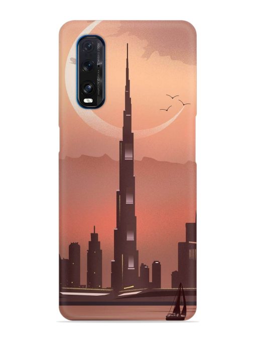 Landmark Burj Khalifa Snap Case for Oppo Find X2 Zapvi