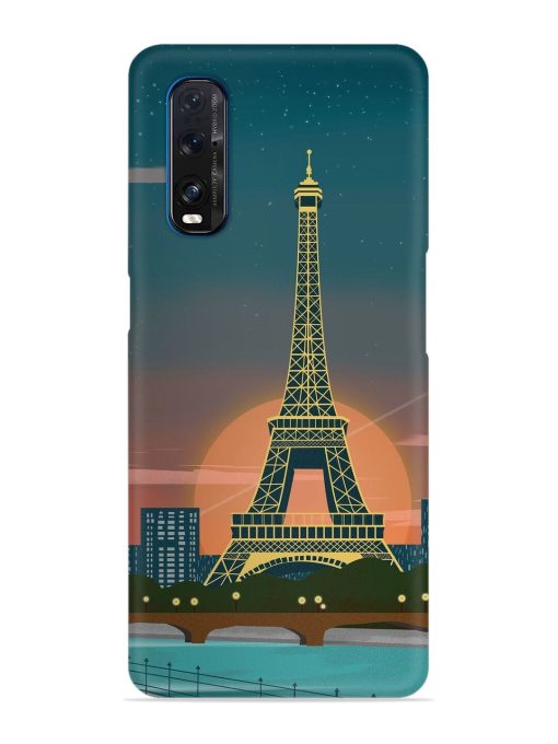 Scenery Architecture France Paris Snap Case for Oppo Find X2 Zapvi