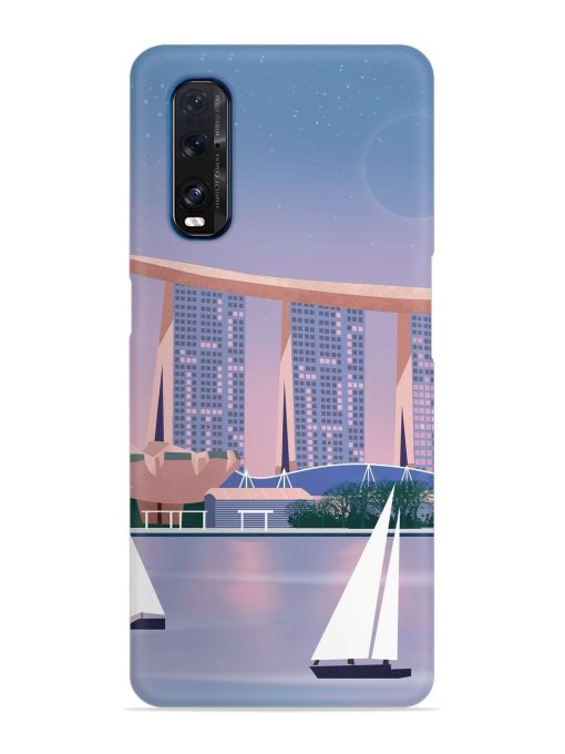 Singapore Scenery Architecture Snap Case for Oppo Find X2 Zapvi