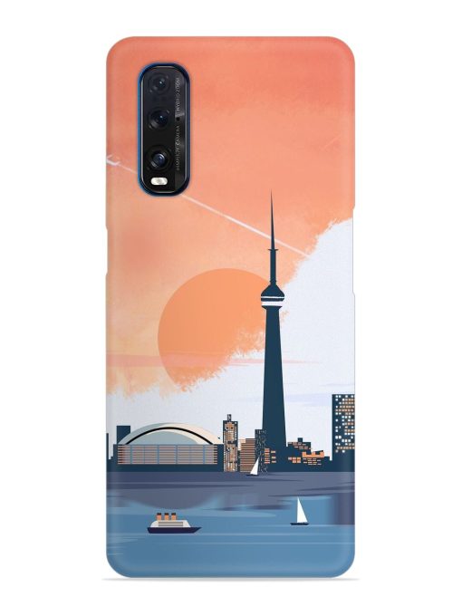 Toronto Canada Snap Case for Oppo Find X2 Zapvi