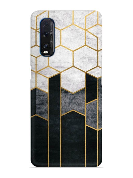 Cube Marble Art Snap Case for Oppo Find X2 Zapvi