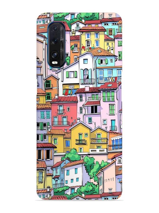 Europe Old Town Snap Case for Oppo Find X2 Zapvi