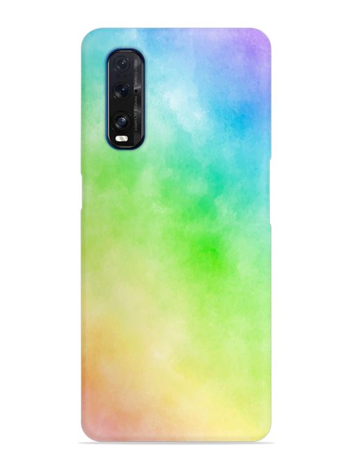 Watercolor Mixture Snap Case for Oppo Find X2 Zapvi