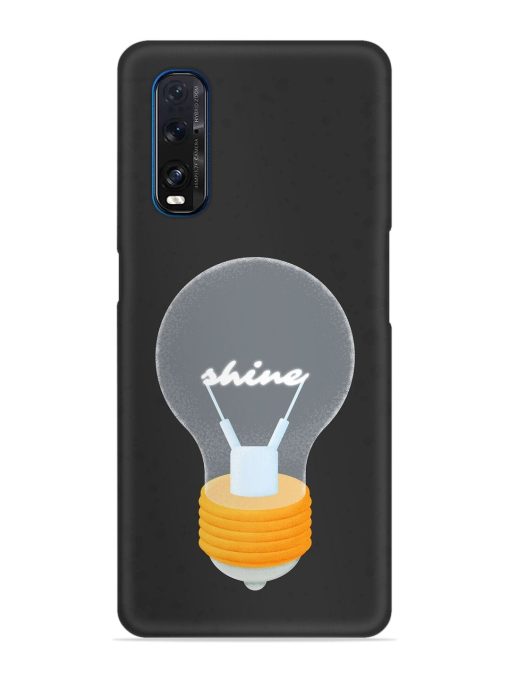 Bulb Background Snap Case for Oppo Find X2 Zapvi