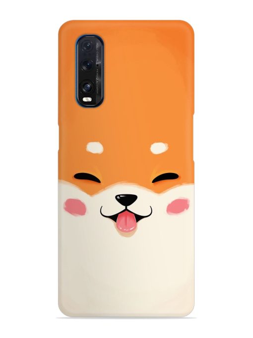 Happy Cat Art Snap Case for Oppo Find X2