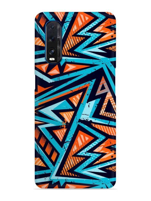 Abstract Seamless Grunge Snap Case for Oppo Find X2 Zapvi