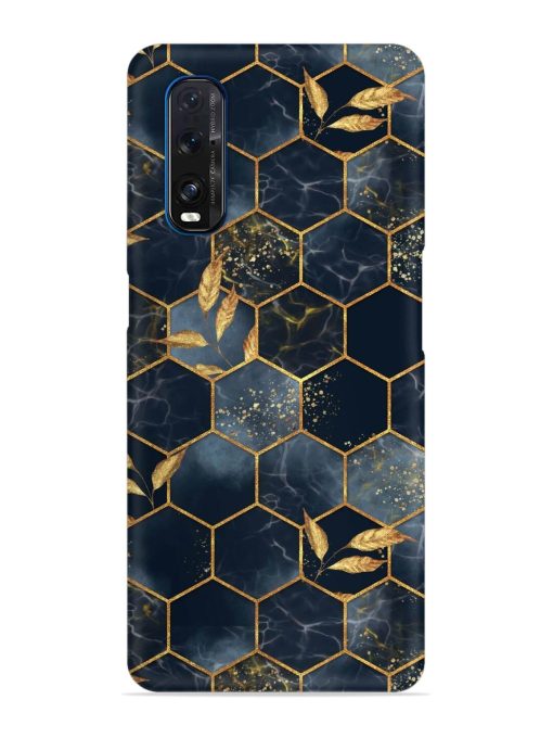 Marble Hexagon Seamless Snap Case for Oppo Find X2 Zapvi