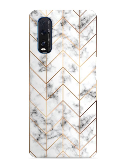 Vector Marble Texture Snap Case for Oppo Find X2 Zapvi