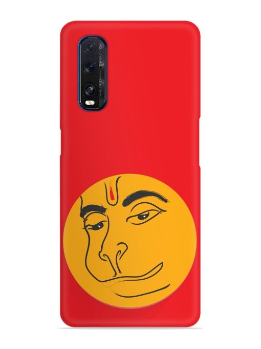 Lord Hanuman Vector Snap Case for Oppo Find X2