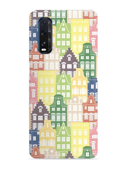 Seamless Shapes Pattern Snap Case for Oppo Find X2