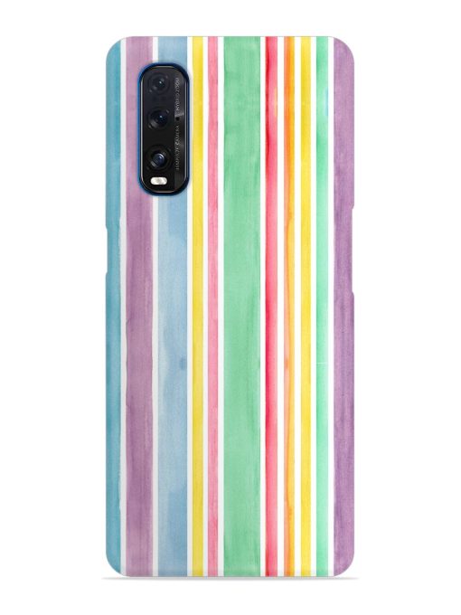 Hand Drawn Watercolor Snap Case for Oppo Find X2