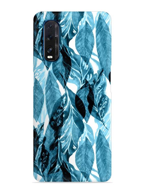 Leaves Pattern Jungle Snap Case for Oppo Find X2