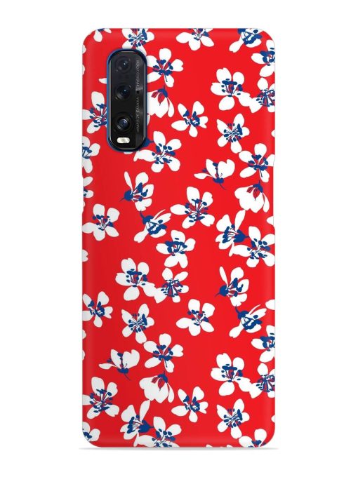 Hand Drawn Abstract Snap Case for Oppo Find X2 Zapvi