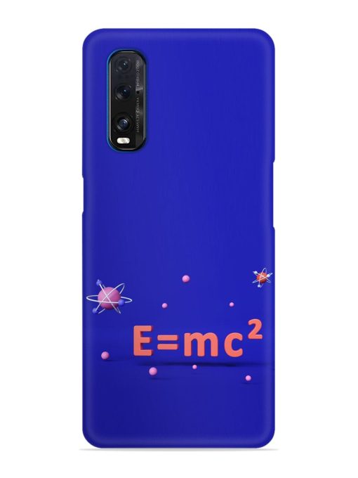 Formula Relativity Equation Snap Case for Oppo Find X2 Zapvi