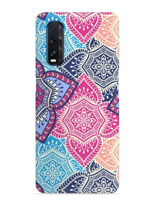 Ethnic Floral Seamless Snap Case for Oppo Find X2