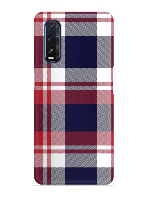 Classic Plaid Tartan Snap Case for Oppo Find X2 Zapvi