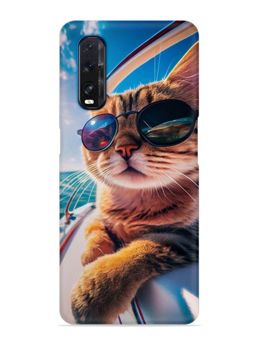 Cat In Style Snap Case for Oppo Find X2 Zapvi