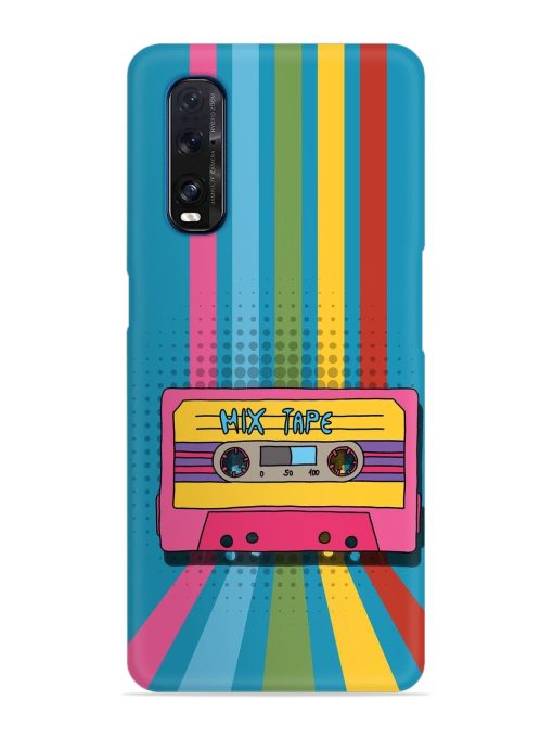 Mix Tape Vactor Snap Case for Oppo Find X2 Zapvi