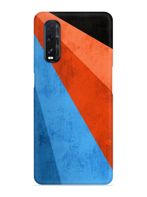 Modern Matte Abstract Snap Case for Oppo Find X2