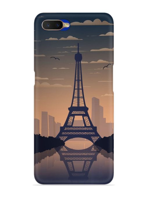 France Paris Eiffel Tower Gradient Snap Case for Oppo K1 Zapvi