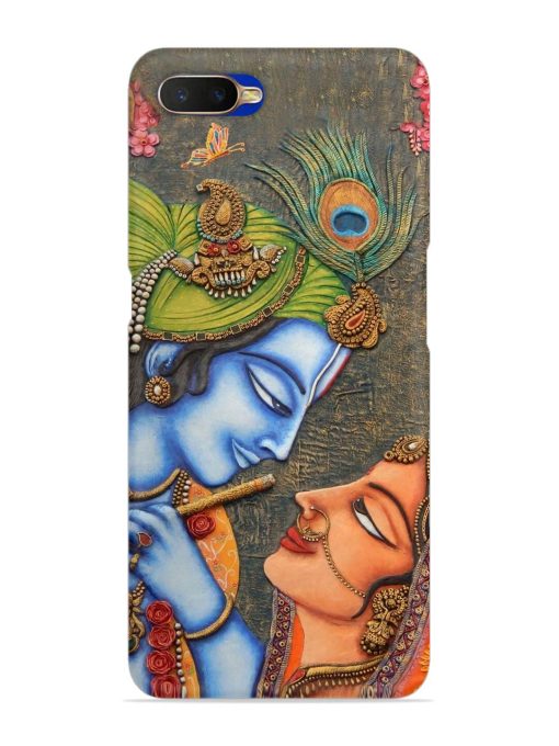 Lord Radha Krishna Flute Art Snap Case for Oppo K1 Zapvi