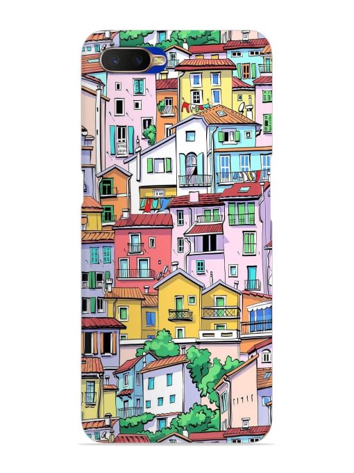 Europe Old Town Snap Case for Oppo K1 Zapvi