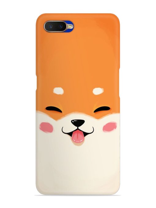 Happy Cat Art Snap Case for Oppo K1 Zapvi