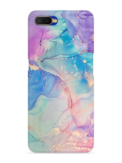 Alcohol Ink Colors Snap Case for Oppo K1 Zapvi