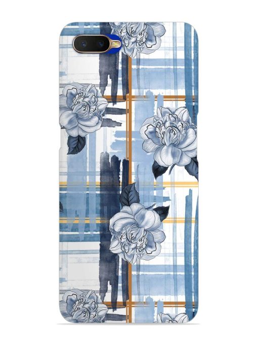 Watercolor Pattern Rose Snap Case for Oppo K1 Zapvi