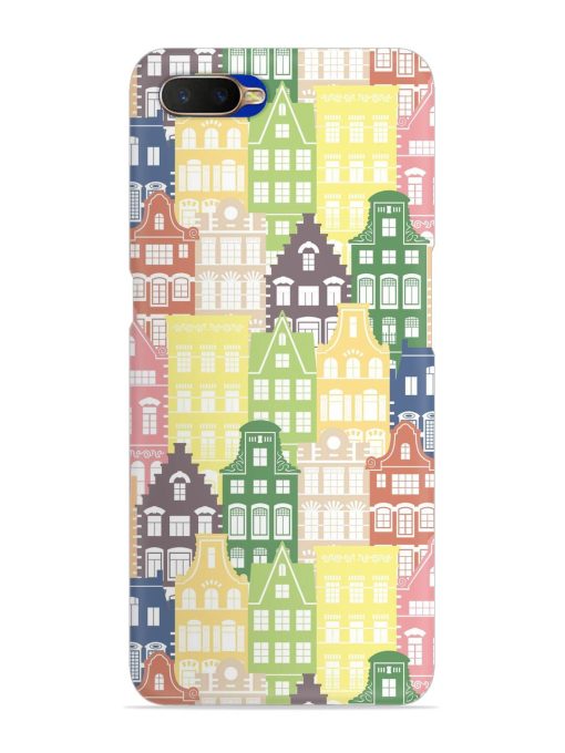 Seamless Shapes Pattern Snap Case for Oppo K1 Zapvi