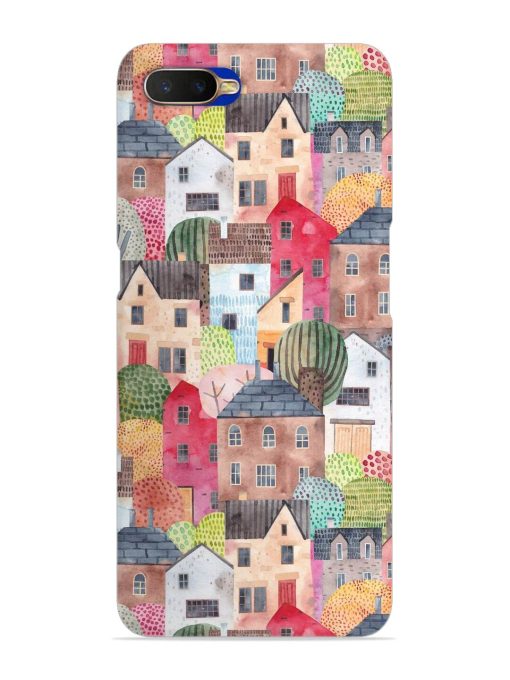 Abstract Seamless Pattern Snap Case for Oppo K1 Zapvi