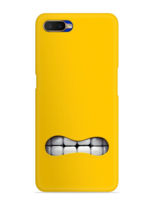 Mouth Character On Snap Case for Oppo K1