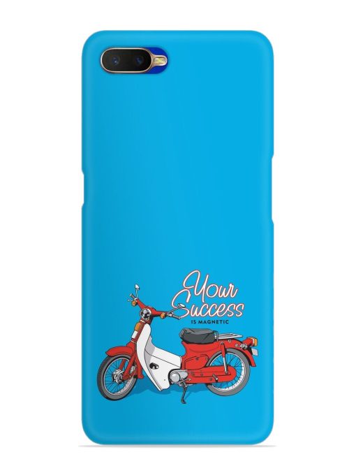 Motorcycles Image Vector Snap Case for Oppo K1 Zapvi