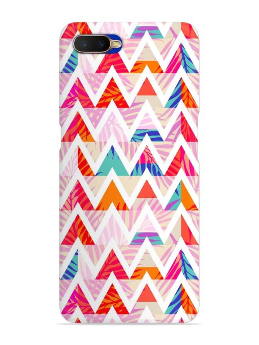 Abstract Triangle Background Snap Case for Oppo K1 Zapvi