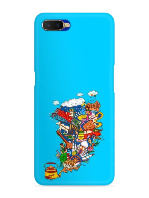 Vector Design Indian Snap Case for Oppo K1