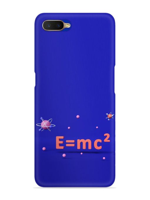 Formula Relativity Equation Snap Case for Oppo K1 Zapvi