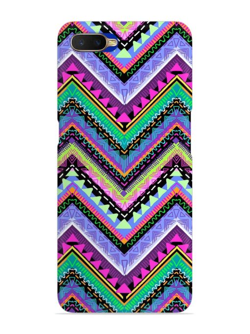 Tribal Aztec Print Snap Case for Oppo K1 Zapvi