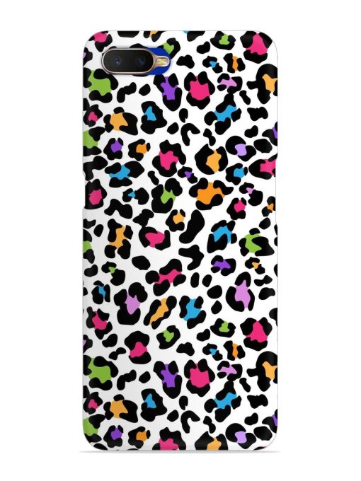 Seamless Leopard Pattern Snap Case for Oppo K1 Zapvi