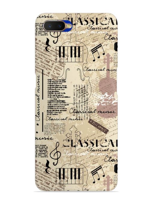 Classical Music Lpattern Snap Case for Oppo K1