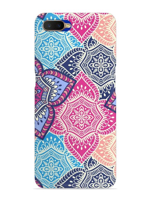 Ethnic Floral Seamless Snap Case for Oppo K1 Zapvi