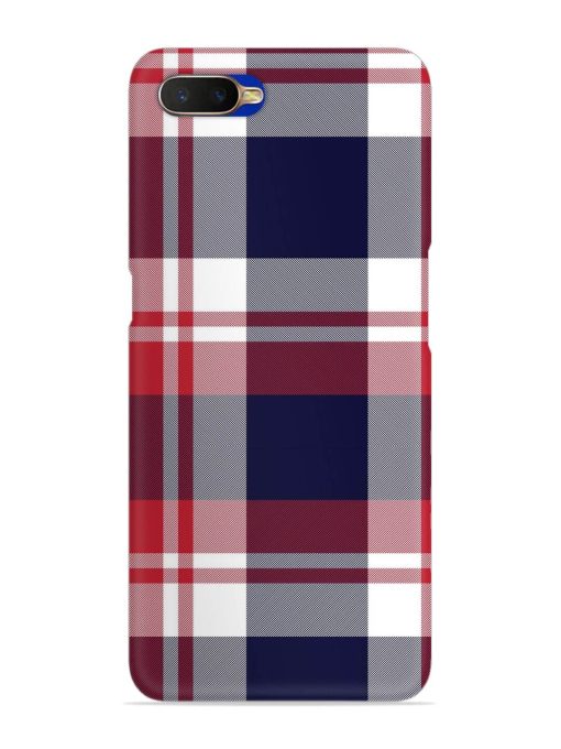 Classic Plaid Tartan Snap Case for Oppo K1