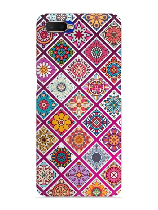 Seamless Tile Pattern Snap Case for Oppo K1 Zapvi