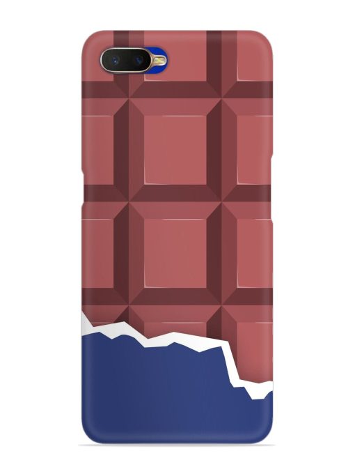 Chocolate Vector Art Snap Case for Oppo K1