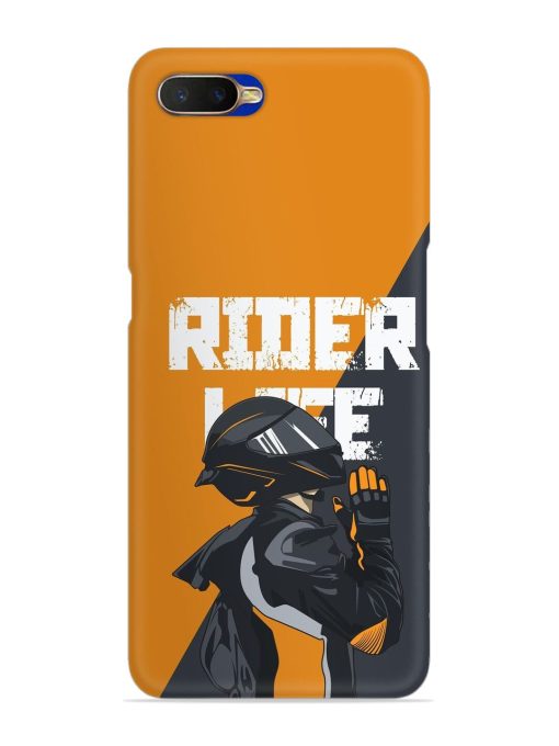 Rider Life Snap Case for Oppo K1 Zapvi