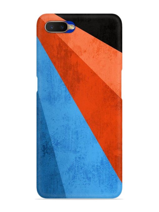 Modern Matte Abstract Snap Case for Oppo K1 Zapvi