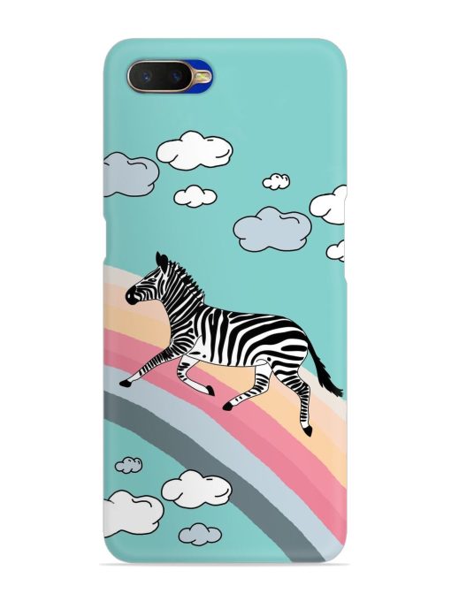 Running Zebra Snap Case for Oppo K1 Zapvi