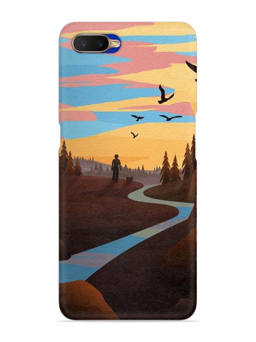 Natural Landscape Art Snap Case for Oppo K1 Zapvi