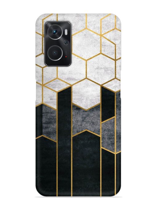 Cube Marble Art Snap Case for Oppo K10 (4G) Zapvi